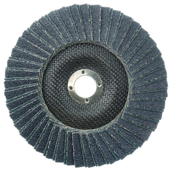 Weiler 7" Tiger X Flap Disc, Conical (TY29), Phenolic Backing, 36Z, 7/8" 51215